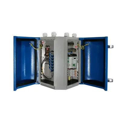 What equipment does a large energy storage container include 